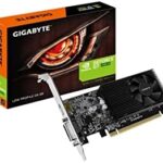 Discover the Gigabyte New VCG-N1030D4-2GL, a powerful NVIDIA GeForce GT 1030 video card with 2GB memory, supporting 4K @ 60Hz and dual displays. Upgrade your gaming experience with this slim profile card.