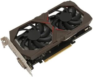 "Upgrade your gaming experience with the GTX 1660 graphics card, featuring 6GB GDDR6 memory and dual freeze fans for enhanced performance. Supports 8K HD displays via HDMI, DP, and DVI connections."