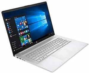 Discover the powerful 2021 HP laptop with a 17.3" HD+ touchscreen, AMD Ryzen 5 processor, and 12GB RAM. Perfect for work and play, with Radeon graphics, audio, webcam, and more.