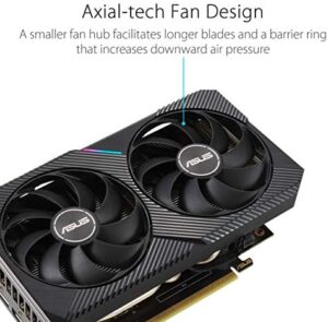 "Experience intense gaming with the ASUS Dual NVIDIA GeForce RTX 3060 V2 graphics card featuring 12GB GDDR6 memory, HDMI 2.1 and DisplayPort 1.4a, perfect for playing popular games at high settings. Enjoy up to $50 off!"