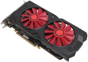 "Upgrade your gaming experience with the Yunir Game RX580 Graphics Card, featuring 8GB GDDR5 memory and quiet dual cooling fan. Perfect for desktop PCs, with PCIe 2.0 compatibility."