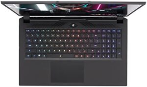 Experience lightning-fast gaming with the GIGABYTE AORUS 7 laptop, featuring a 17.3" FHD display, NVIDIA GeForce RTX 4060 GPU, Intel Core i5 processor, and up to 16GB RAM.