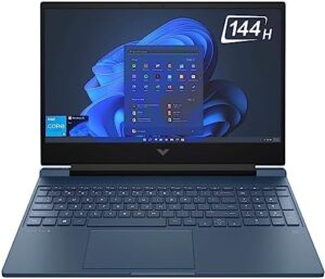"Boost gaming performance with the HP Victus Laptop, featuring a 15.6" FHD IPS display, 13th Gen Intel i5 processor, GeForce RTX 3050 graphics and up to 4.60 GHz speed, perfect for gamers on-the-go."