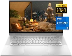 Here is the optimized meta description:

"Upgrade your productivity with this HP Envy x360 Touch-Screen Laptop. Features 15.6" FHD display, 12th Gen Intel Core i7, 32GB RAM, and 1TB SSD. Perfect for college students and business professionals."