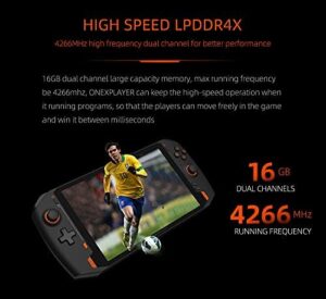 Here is the optimized SEO meta description:

"Experience gaming on-the-go with the Qujuso OnexPlayer 8.4" Handheld Game Console, featuring a powerful Tiger Lake I7 processor, 16GB RAM and 1TB storage for seamless gaming experiences"