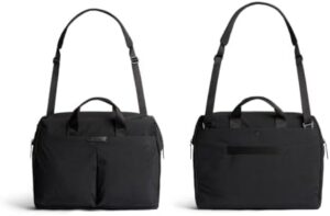 Here is your optimized SEO meta description:

"Compact and versatile, the Bellroy Tokyo Work Bag features a 20L capacity, perfect for daily commuters. Stay organized with dedicated laptop storage and multiple pockets."