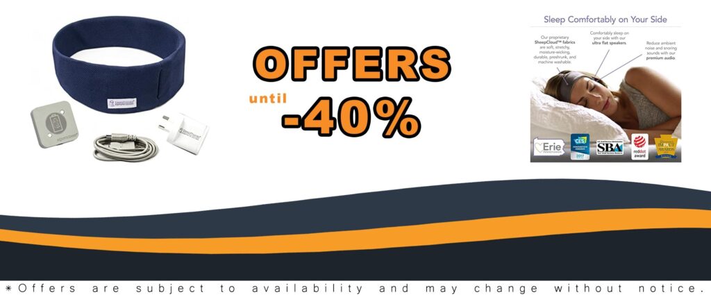 SleepPhones Effortless V8 Sleep Headphones by AcousticSheep 24-hour Battery Comfortable Bluetooth Headphones Nighttide Navy Breeze