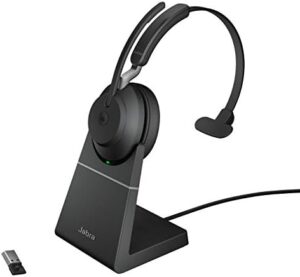Enhance your meetings with the Jabra Speak2 55 Wireless Speaker Phone, featuring duplex audio, noise-cancelling tech, and up to 12 hours of battery life. Perfect for teams, this IP64-rated device is equipped with beamforming microphones and USB + Bluetooth connectivity.