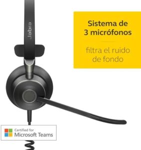 Stay productive with the Jabra Engage 50 On-Ear Mono Headset, featuring passive noise cancellation and comfortable design. Perfect for hands-free calls and focused work sessions, this headset offers reliable audio quality and durable construction.