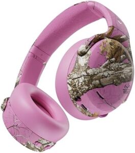 Discover the ultimate wireless headphones with advanced noise cancellation and sensory bass. Enjoy 50 hours of battery life and seamless Alexa integration. RealTree Edge colors available, including Pink.