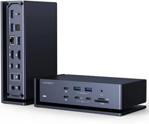 Here is the optimized meta description:

"Boost productivity with iVANKY FusionDock Max 1, a Thunderbolt 4 docking station for Mac M1/M2/M3/M4 Pro/Max. Connect up to 20 devices, including 2 HDMI 2.0, 96W PD and more. Perfect for those seeking a reliable workstation upgrade."