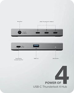 Optimize your workspace with Algoic's Thunderbolt 4 Blaze Hub, featuring 10Gbps speeds and 12 ports for seamless connectivity.