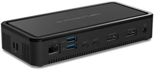 "Upgrade your workspace with the Belkin Thunderbolt 3 Dock Plus, featuring 8-in-1 docking station capabilities, dual 4K @60Hz displays and 40Gbps transfer speed. Perfect for MacOS & Windows users seeking seamless connectivity."