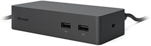Elevate your productivity with the Microsoft Surface Dock, a versatile docking station for your Surface device. Expand your workspace with USB-A ports and DisplayPort connectivity, perfect for multitasking and presentations.
