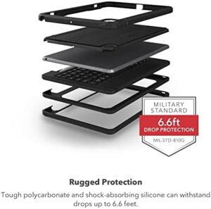 Protect your iPad Air with the ZAGG Rugged Book case and magnetic-hinged keyboard. Durable design, Bluetooth pairing, backlit keys, perfect for on-the-go productivity.