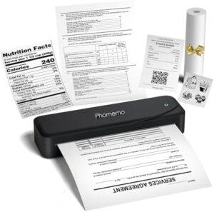 Here is the meta description:

"Print on-the-go with Phomem's wireless portable printer, perfect for travel, office, home, school or car use. Compatible with iOS, Android and laptop devices."