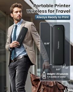 Here is the meta description:

"Print on-the-go with Phomem's wireless portable printer, perfect for travel, office, home, school or car use. Compatible with iOS, Android and laptop devices."