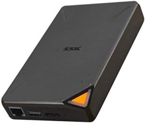 Here is the output:

"Store and share your files on-the-go with SSK 1TB Personal Cloud Wireless Hard Drive, featuring WiFi hotspot connectivity, auto-backup, and SD card reader support for seamless data sharing across devices."