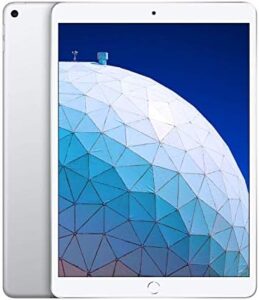 Experience the power of Apple's iPad Air with a 10.5" display, 3rd GEN processor, and 256GB storage on WiFi connection. Renovated in 2019, this silver tablet is now available at an affordable price!