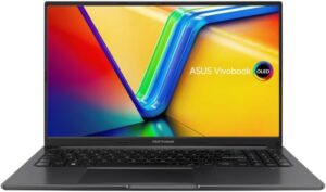 Here is the meta description:

"Upgrade your mobile experience with the ASUS Vivobook 15 OLED laptop featuring a 2.8K 120Hz display, AMD Ryzen 7 processor, 16GB RAM and 512GB SSD storage, perfect for gaming and productivity."