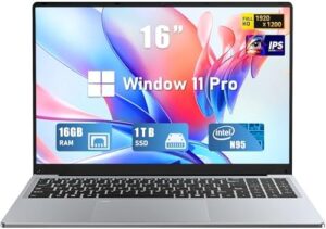 Unlock gaming potential with the FUNYET Laptop, featuring a 16" FHD display, up to 3.4GHz processor, 16GB RAM and 1TB SSD storage. Perfect for gamers, with Bluetooth connectivity, backlit keyboard and 180-degree opening.
