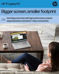 Get high-performance computing with the HP 17.3-inch Laptop, featuring Intel Core i5-1135G7 processor, Intel Iris Xe Graphics and 8GB RAM.