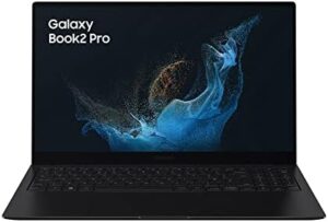 Experience the perfect blend of power and portability with Samsung Galaxy Book2 Pro 5G Laptop, featuring Intel i5 processor, 8GB RAM, and 256GB storage in a sleek graphite design.