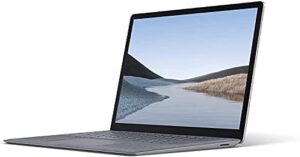 Up to 14 hours of battery life with Intel i5 processor and 8GB RAM. Perfect for work or play, this refurbished Microsoft Surface Laptop 2 features a 128GB SSD and Windows 10.