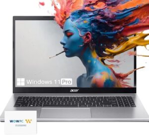 Upgraded laptop performance with Acer Aspire Premium, featuring 32GB RAM, 1TB SSD, and 15.6" FHD display, outperforming i7-1250U with AMD Ryzen 5 5500U, plus long battery life and sleek design, great value at a discounted price!