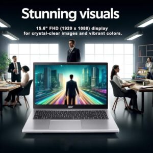Upgraded laptop performance with Acer Aspire Premium, featuring 32GB RAM, 1TB SSD, and 15.6" FHD display, outperforming i7-1250U with AMD Ryzen 5 5500U, plus long battery life and sleek design, great value at a discounted price!