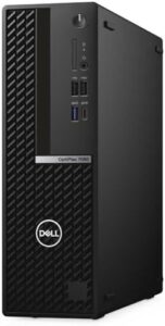 Boost your productivity with the Dell Optiplex 7080 SFF Desktop PC, featuring a powerful Core i7 processor, 32GB RAM, and 256GB SSD. Enjoy seamless connectivity with WiFi and Bluetooth dongle, plus free DP to HDMI cable included.