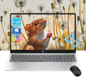 "Upgrade your mobile experience with the HP Pavilion 15.6' laptop, featuring a stunning HD touchscreen, 32GB RAM, and 1TB SSD storage, perfect for work and play on Windows 11, with long-lasting 11-hour battery life."