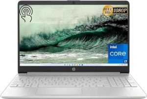 Explore the ultimate productivity tool with this HP 15.6" Full HD Touchscreen Laptop, featuring 16GB RAM, 1TB SSD Storage, Intel Core i7 processor and long battery life, perfect for work or play, in Natural Silver.