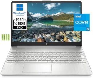 Here is the optimized SEO meta description:

"Boost productivity with this HP 15 laptop featuring Intel Core i5 processor, 32GB RAM, and 1TB SSD. Perfect for business professionals, it also includes numeric keypad, Wi-Fi 6, and Bluetooth 4.2."