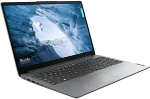 Experience seamless productivity with the Lenovo Ideapad 1i Laptop, featuring a 15.6" FHD Touchscreen, Core i3 processor, 8GB RAM, and 256GB SSD. Plus, receive a complimentary cleaning cloth!