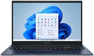 Here is the optimized SEO meta description:

"Upgrade your mobile productivity with this ASUS Vivobook 15 Laptop, featuring a 15.6â€ FHD display, Intel Core i3 processor and 128GB SSD storage. Ideal for everyday use at an affordable price."