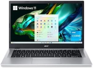 Experience high-performance computing with the Acer Aspire 3 laptop, featuring a 14.0" Full HD IPS display, Intel Core i3-N305 processor, and 8GB LPDDR5 memory. Perfect for everyday use, this slim laptop also includes a 128GB NVMe SSD and Wi-Fi 6 connectivity.