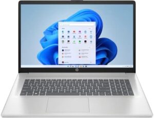 "Upgrade your productivity with the HP 17-CN200 Business Laptop. Features Intel i3-1215U processor, 16GB RAM and 512GB SSD storage. Perfect for work on-the-go, now with a special COU offer for 32GB USB upgrade."