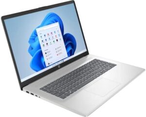 "Upgrade your productivity with the HP 17-CN200 Business Laptop. Features Intel i3-1215U processor, 16GB RAM and 512GB SSD storage. Perfect for work on-the-go, now with a special COU offer for 32GB USB upgrade."