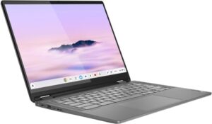 Experience the ultimate flexibility with the Lenovo IdeaPad Flex 5, a 2-in-1 Chromebook featuring a 14" WUXGA touchscreen, Intel i3 processor, and up to 128GB SSD storage.