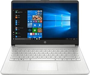 "Upgrade your productivity with the HP 14 Series laptop, featuring Intel Core i3, 128GB SSD and 4GB RAM. Perfect for everyday use, with USB-C, webcam and Windows 10 Home in S Mode."