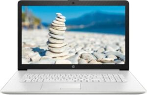 Here is the generated SEO meta description:

"Upgrade your productivity with this HP laptop featuring a 17.3' HD+ display, 11th Gen Intel Core i3 processor, 16GB RAM, and 1TB SSD. Includes 3in1 accessories for added convenience."