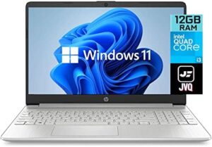 "Upgrade your mobile computing experience with the HP 2022 Laptop featuring 11th Gen Intel i3 processor, 12GB RAM and 256GB SSD. Perfect for work and play."