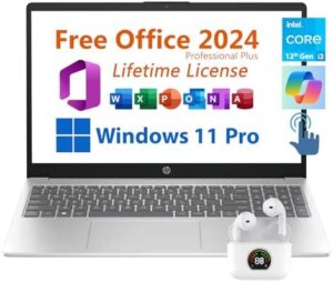 Here is the generated SEO meta description:

"Upgrade your work-from-anywhere setup with this HP 15.6' Business Laptop featuring a lifetime license for Microsoft Office 2021, Intel i3 processor, and 16GB RAM. Perfect for productivity on-the-go."
