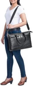 Here is the optimized meta description:

"Stylishly carry your laptop and office essentials in style with the STILORD 'Bailey' Business Laptop Bag, featuring leather construction, 15-inch capacity, and vintage-inspired design. Perfect for work, meetings, or daily use."
