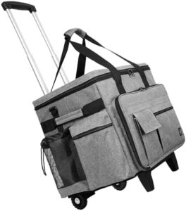 Here is the output:

Elevate your teaching experience with the Timoxi Rolling Teacher Bag, featuring a 15.6" laptop compartment and accordion organizer, perfect for organization and portability. Save up to 30% on this versatile bag.