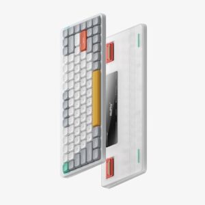 Explore wireless typing freedom with the nuphy Air75 V2 Portable Keyboard, featuring 75% mechanical design, RGB lighting and seamless Bluetooth/2.4G/USB-C connectivity for Windows/Mac OS/Linux users.