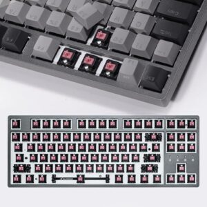 Get the ultimate gaming experience with Durgod K320 Corona White Backlit TKL Mechanical Keyboard featuring 87 keys, doubleshot PBT keycaps, and programmable keys for seamless Windows & Mac compatibility.