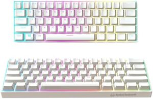 Experience intense gaming with the Kraken Keyboards Whiteout Edition Kraken Pro 60 mechanical keyboard. Hot swappable switches, compact design, and compatible with PC, Xbox, PlayStation & Mac. Limited time offer: Get 20% off your purchase!