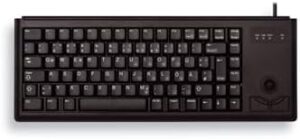 Discover a compact ultra slim trackball USB keyboard by Cherry, perfect for small spaces, featuring an ergonomic design and precise tracking, available now on Amazon.